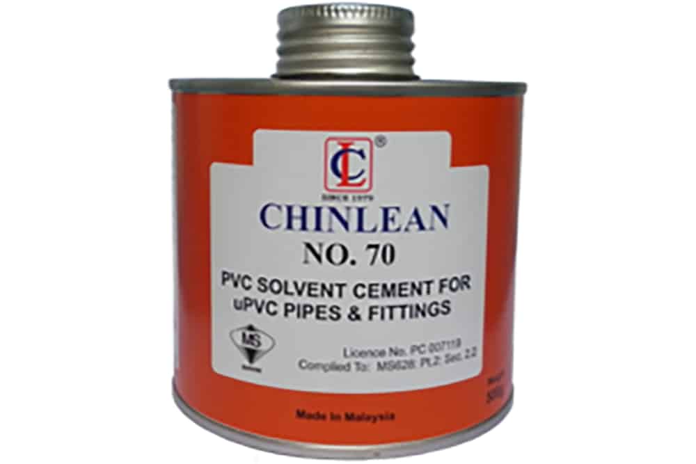 PVC SOLVENT CEMENT - Contact us to address piping requirements - Chin Lean Plastic Factory Perak Malaysia