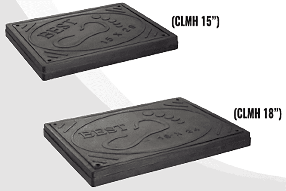 Polyethylene (PE) Manhole cover & frame_RE - Contact us to address piping requirements - Chin Lean Plastic Factory Perak Malaysia